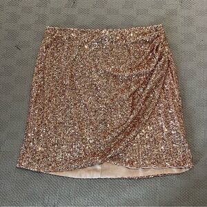 Gold Sequined Skirt GB, Size XL